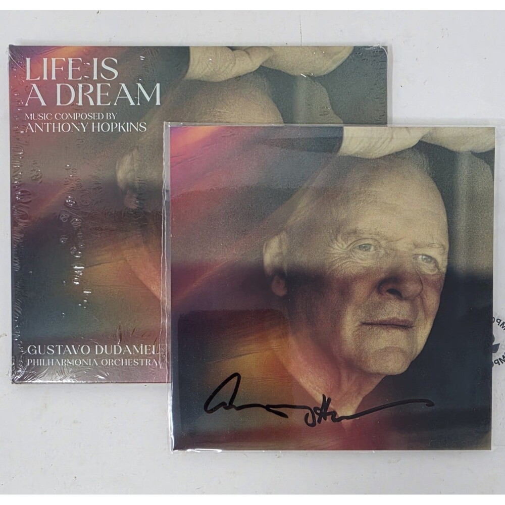 New Anthony Hopkins Life Is A Dream CD 2026 With Signed Art Card Autographed